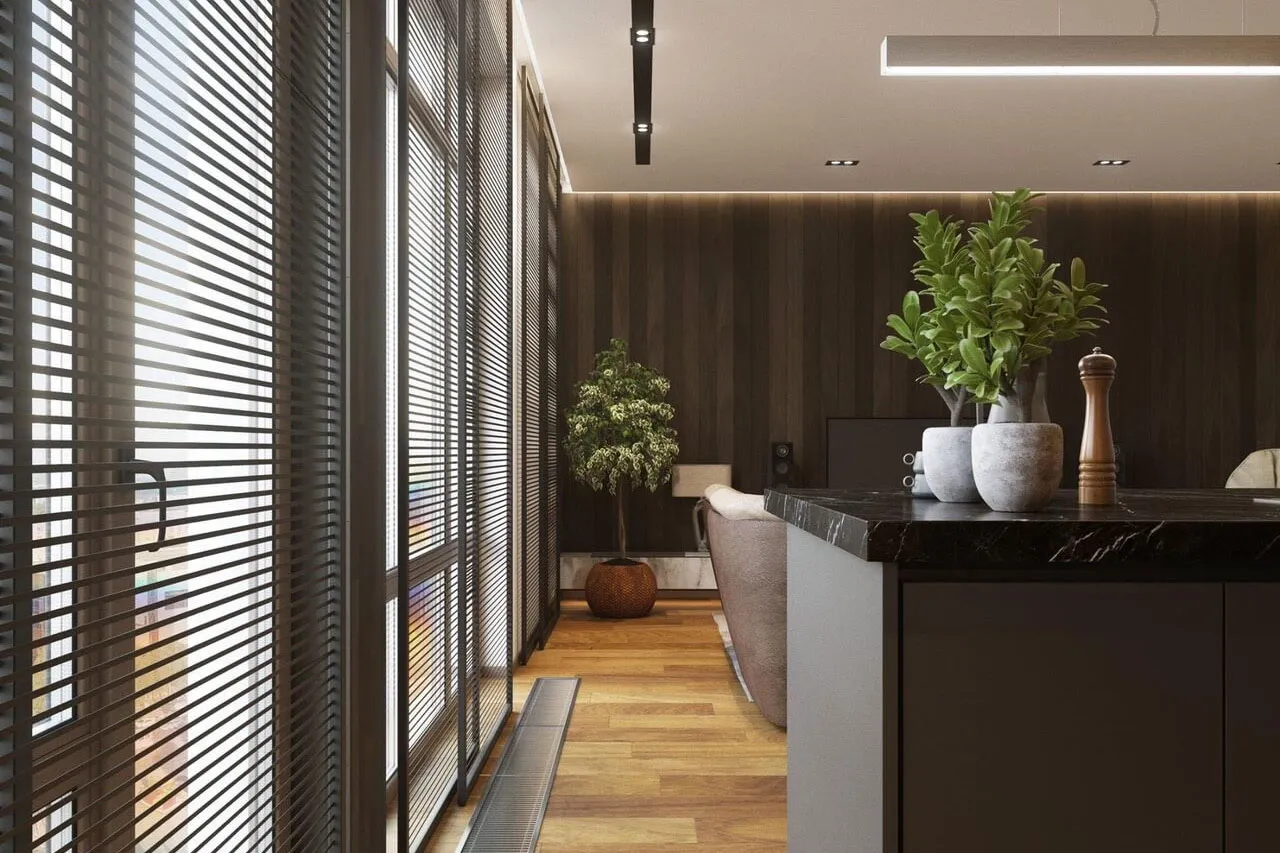Tủ bếp căn hộ chung cư cao cấp nhà Anh Hùng