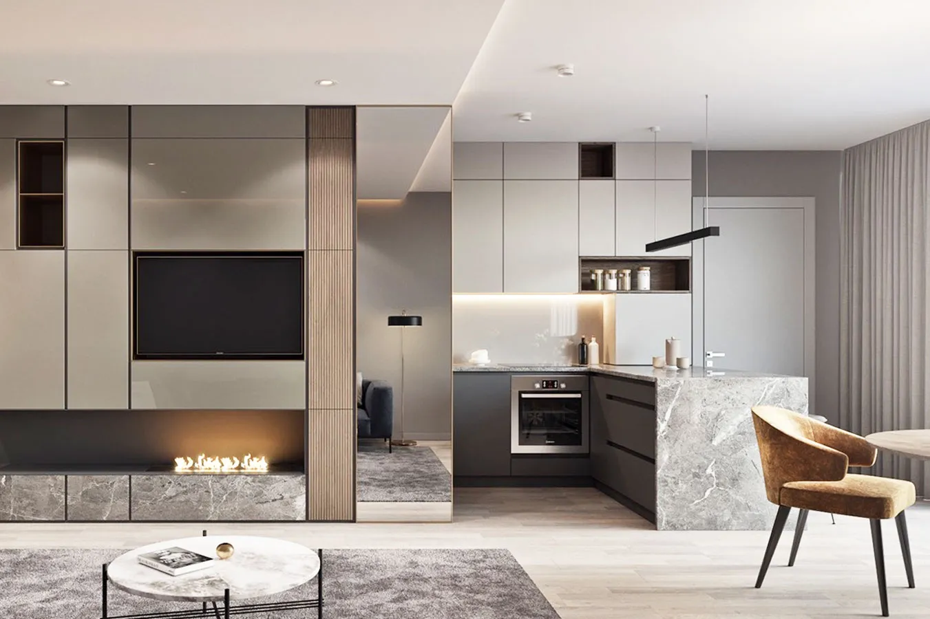 Thiết kế và thi công tủ bếp hiện đại Chị Ngân