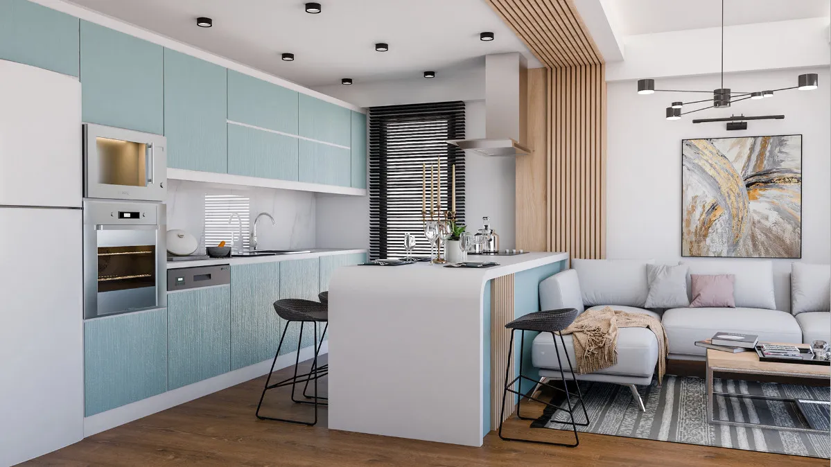 Tủ bếp nào phù hợp với căn hộ chung cư?